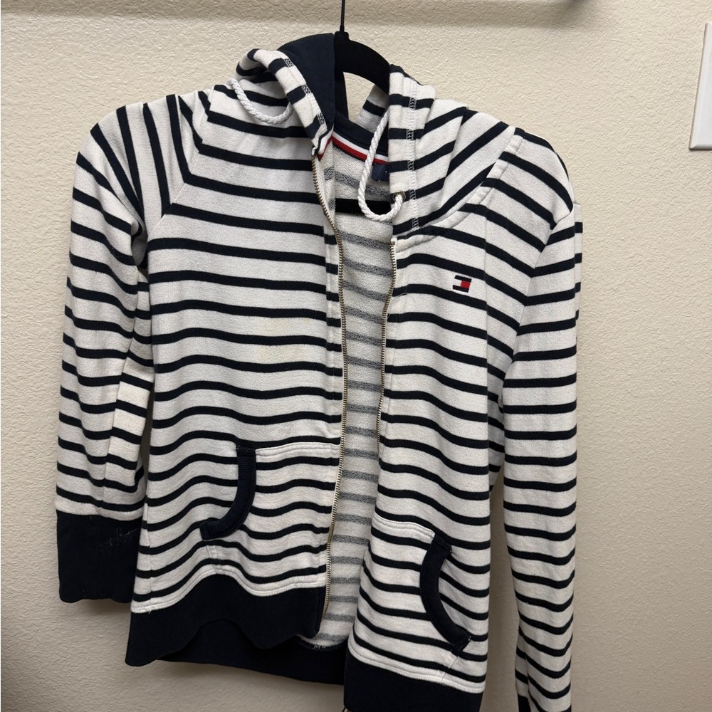 Tommy hillfiger striped Hoodie with Logo